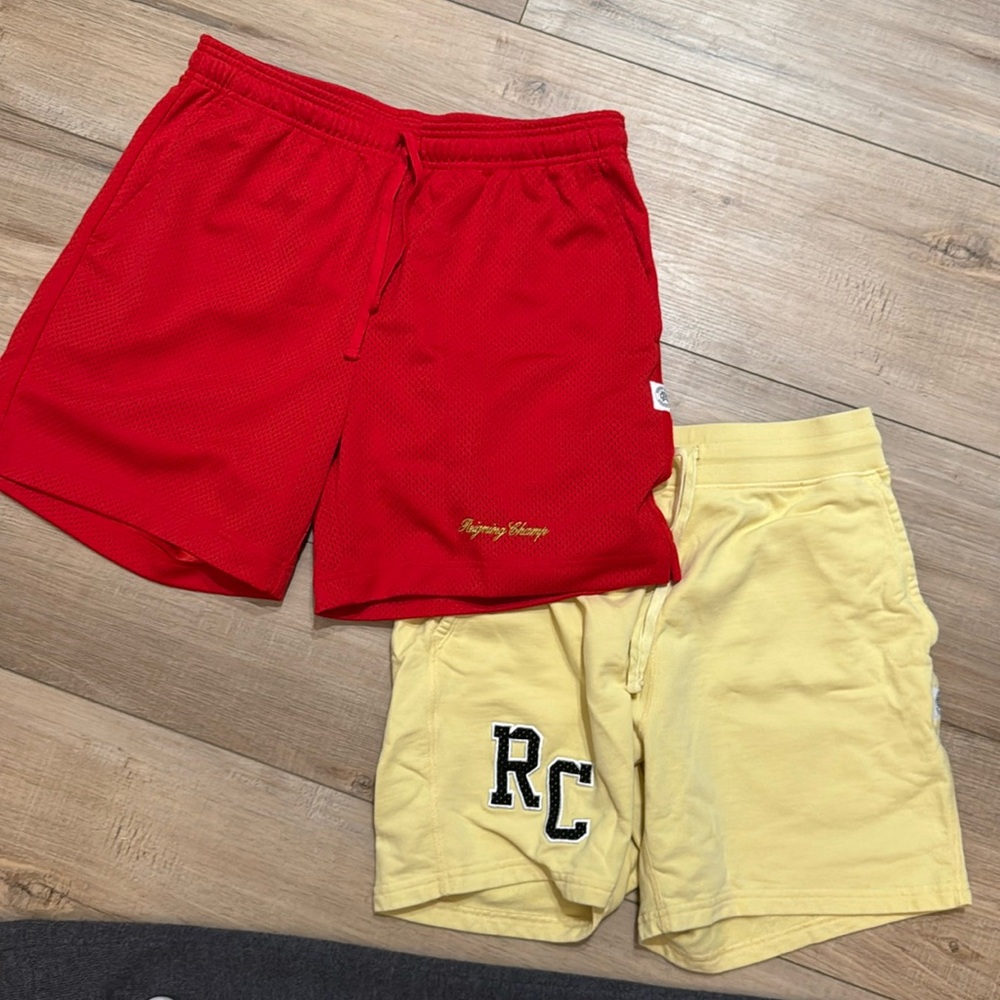 Reigning champ shorts in size M